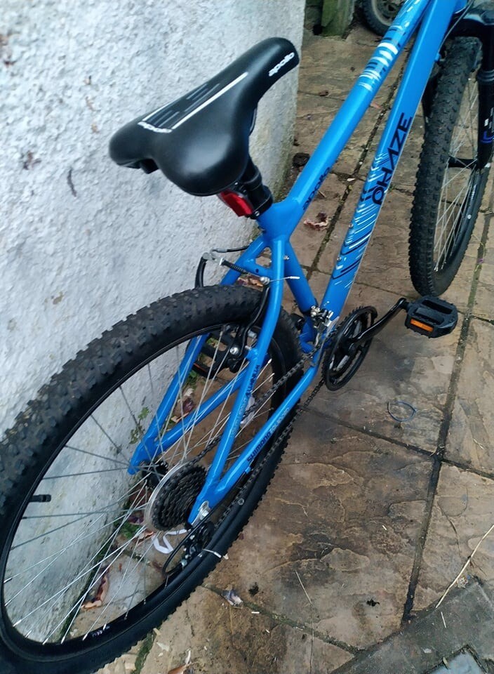 apollo phaze mens mountain bike blue 20 inch